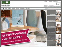 Tablet Screenshot of baum-im-raum.de